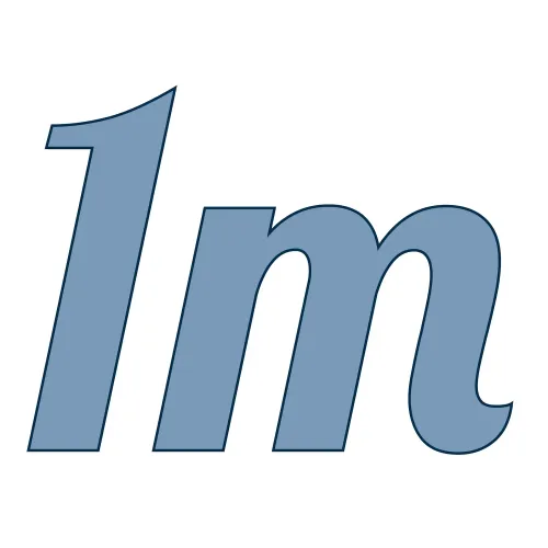 1m logo