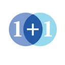 1+1 Cares logo