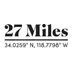 27 Miles Malibu logo