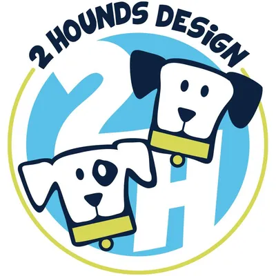 2 Hounds Design logo