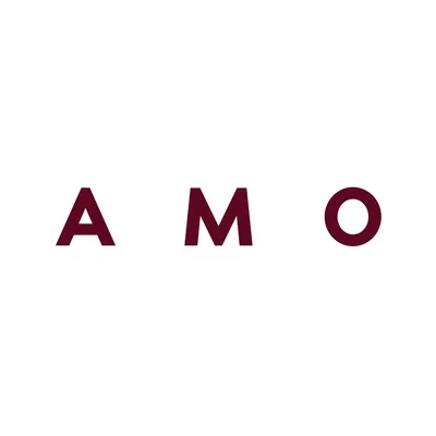 A M O logo