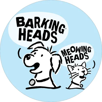 Barking Heads  Meowing Heads logo