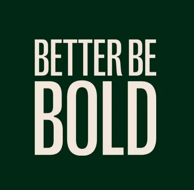 BETTER BE BOLD logo