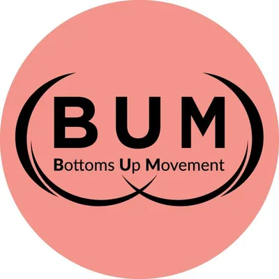 BUM Bottoms Up Movement logo