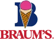 BRAUMS ICE CREAM & DAIRY STORES Logo