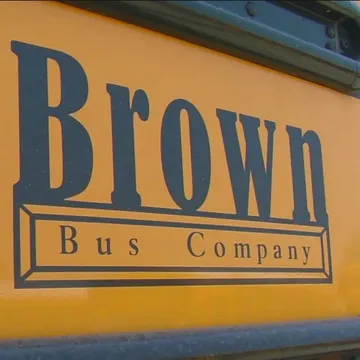 Brown Bus Company Logo