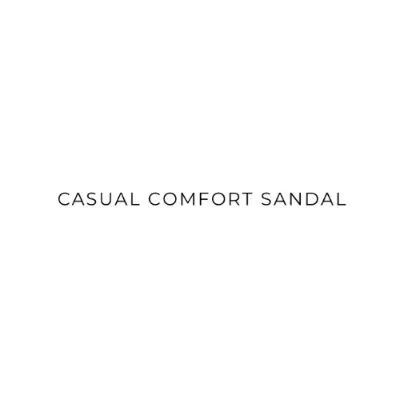 Casual Comfort Sandal logo