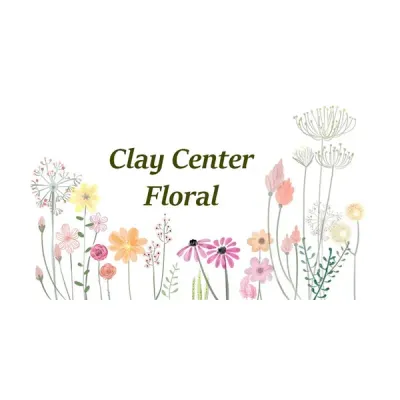 Clay Center Floral logo