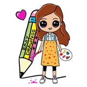 Cute Easy Drawing Logo