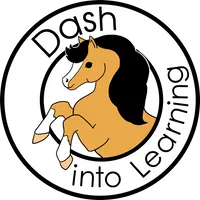 Dash Into Learning light logo