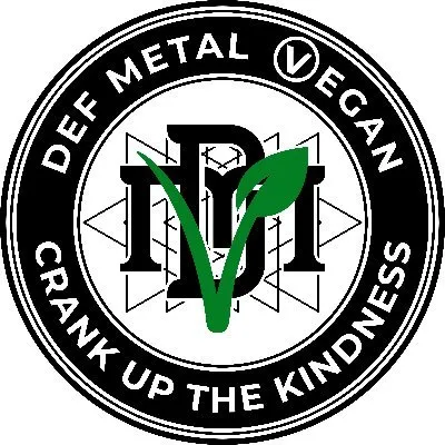 DEF METAL VEGAN logo