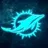 Miami Dolphins And Hard Rock Stadium logo