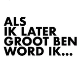 Logo van Als ik later groot ben word ik
