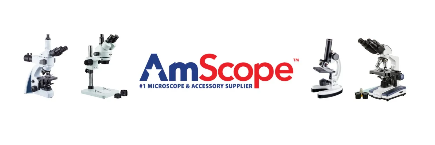 Amscope banner