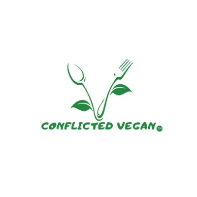 Conflicted Vegan's brand icon