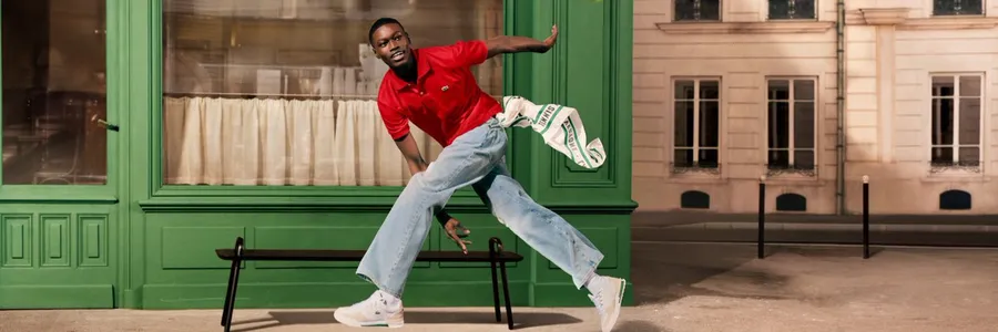 Lacoste brand banner