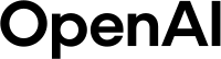 OpenAI logo, dark theme