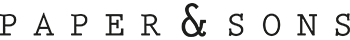 Paper & Sons DE logo