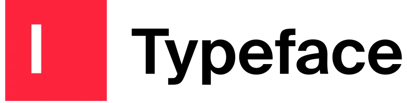 Typeface logo