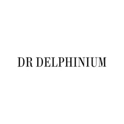 Dr Delphinium Designs & Events Logo