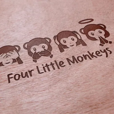 Four Little Monkeys logo