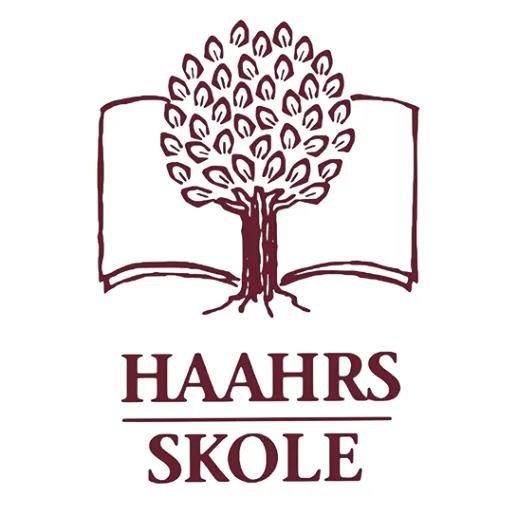 Haahrs Skole logo