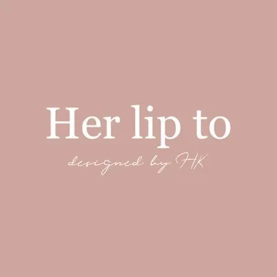 Her lip to logo