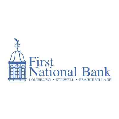 The First National Bank of Louisburg logo