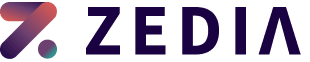 Zedia's logos
