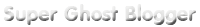 Super Ghost Blogger's logos