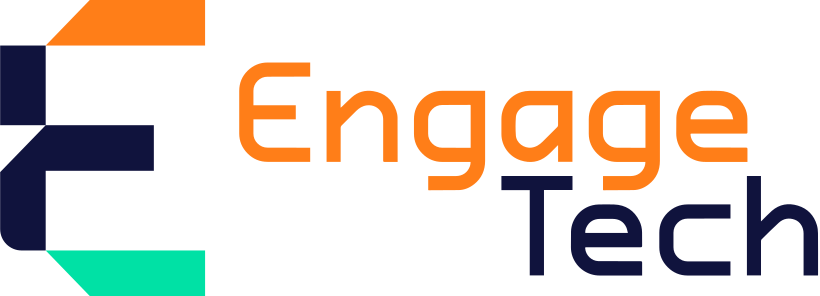 Logo of EngageTech, a company focused on technology solutions and innovation.