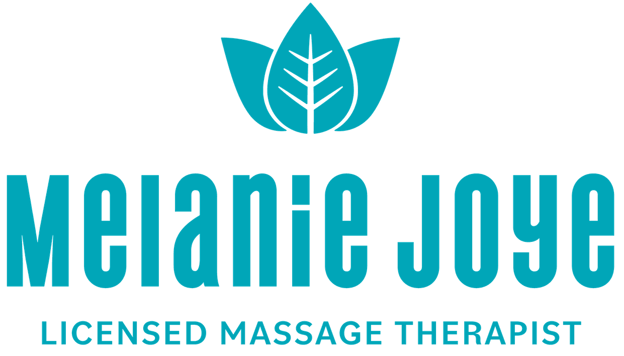 – Melanie Joye LMT's logos