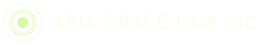 Aria Grace Law CIC's logos
