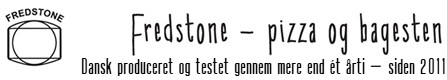 Fredstone pizza- og bagesten logo