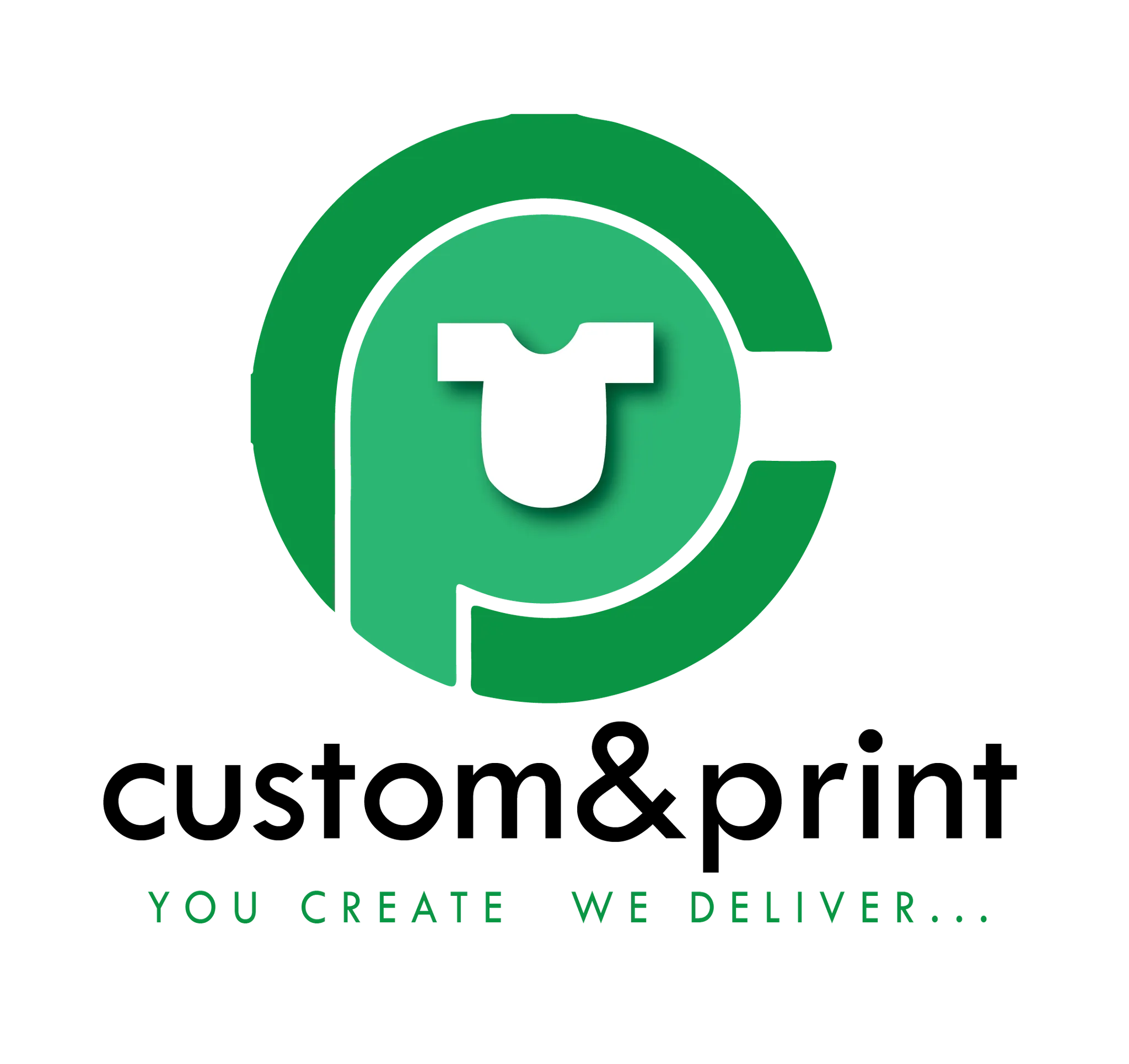 Custom and Print's logos