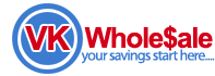 VK Wholesale's logos