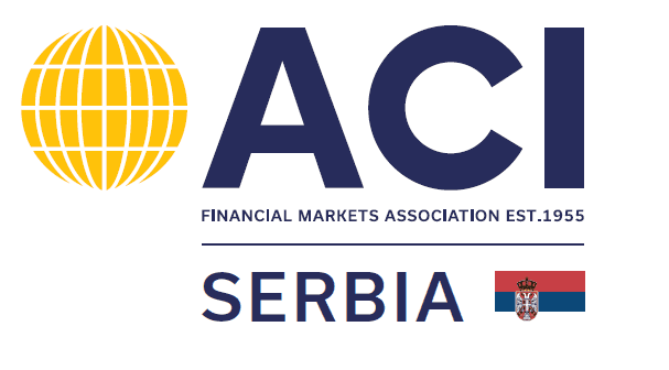 ACI Financial Markets Association Serbia's logos