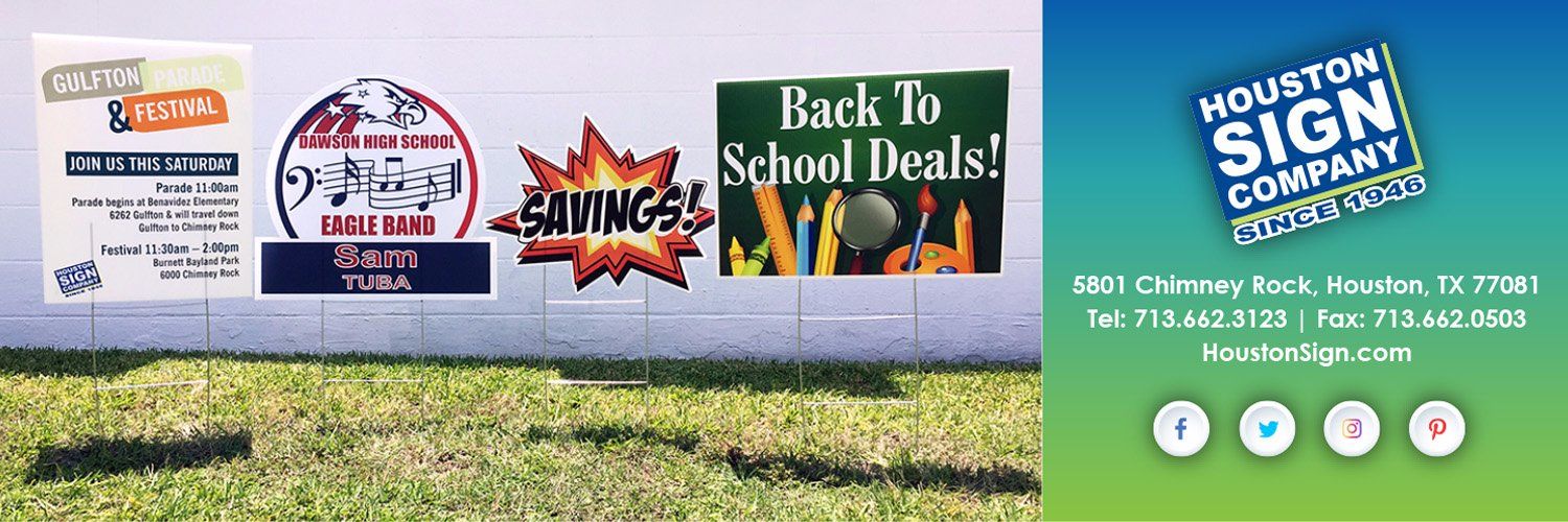 Houston Sign Company banner