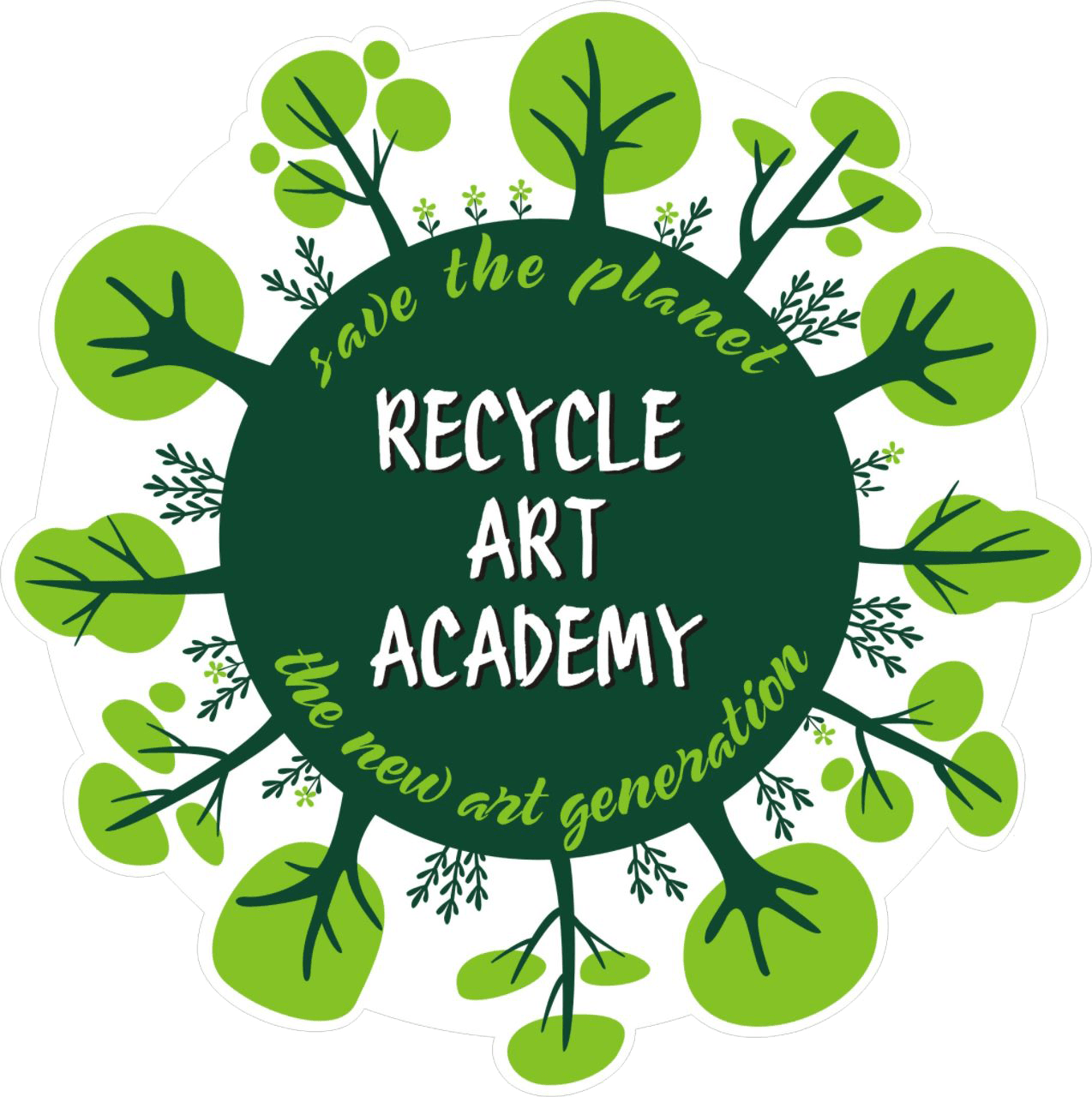 Recycle Art Academy-Рециклиращо изкуство's logos