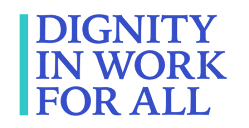 Dignity in Work for All's logos