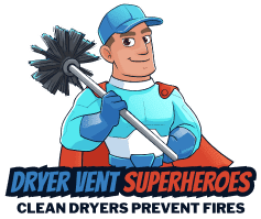 Dryer Vent Superheroes logo