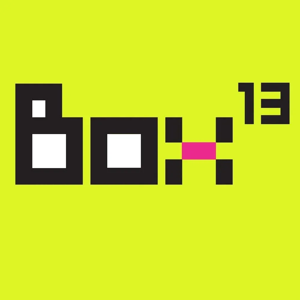 BOX 13 ArtSpace's logos