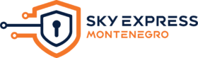 Sky Express Montenegro's logos