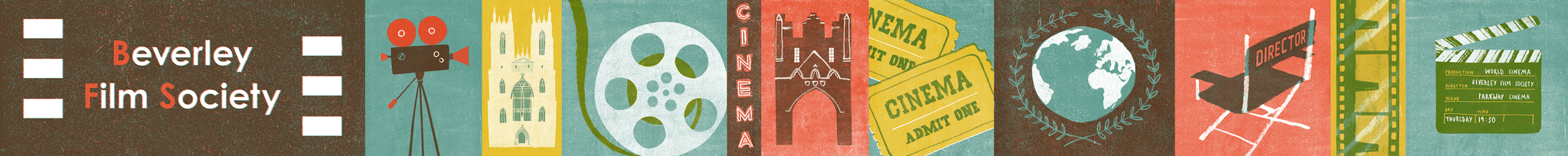 Beverley Film Society's logos