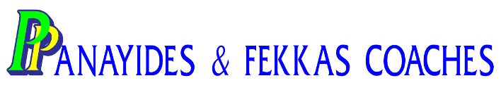 Panayides and Fekkas Coaches LTD's logos