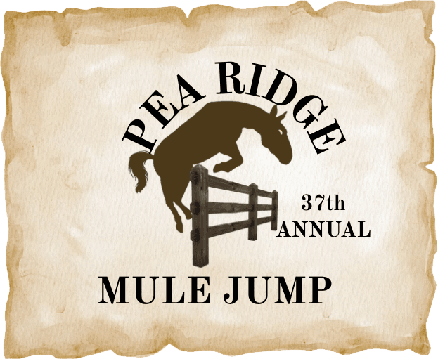 Pea Ridge Mule Jump's logos
