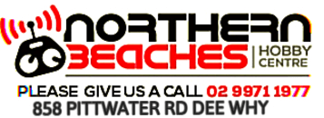 Northern Beaches Hobby Centre's logos