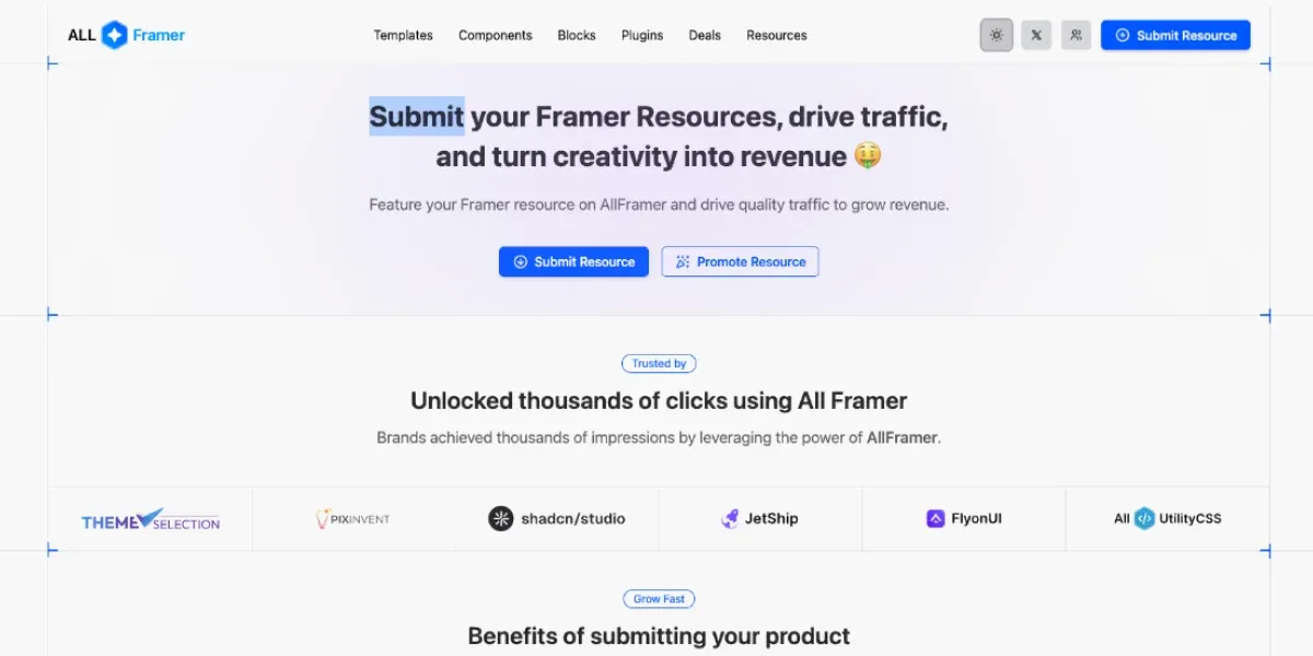 All Framer's logos