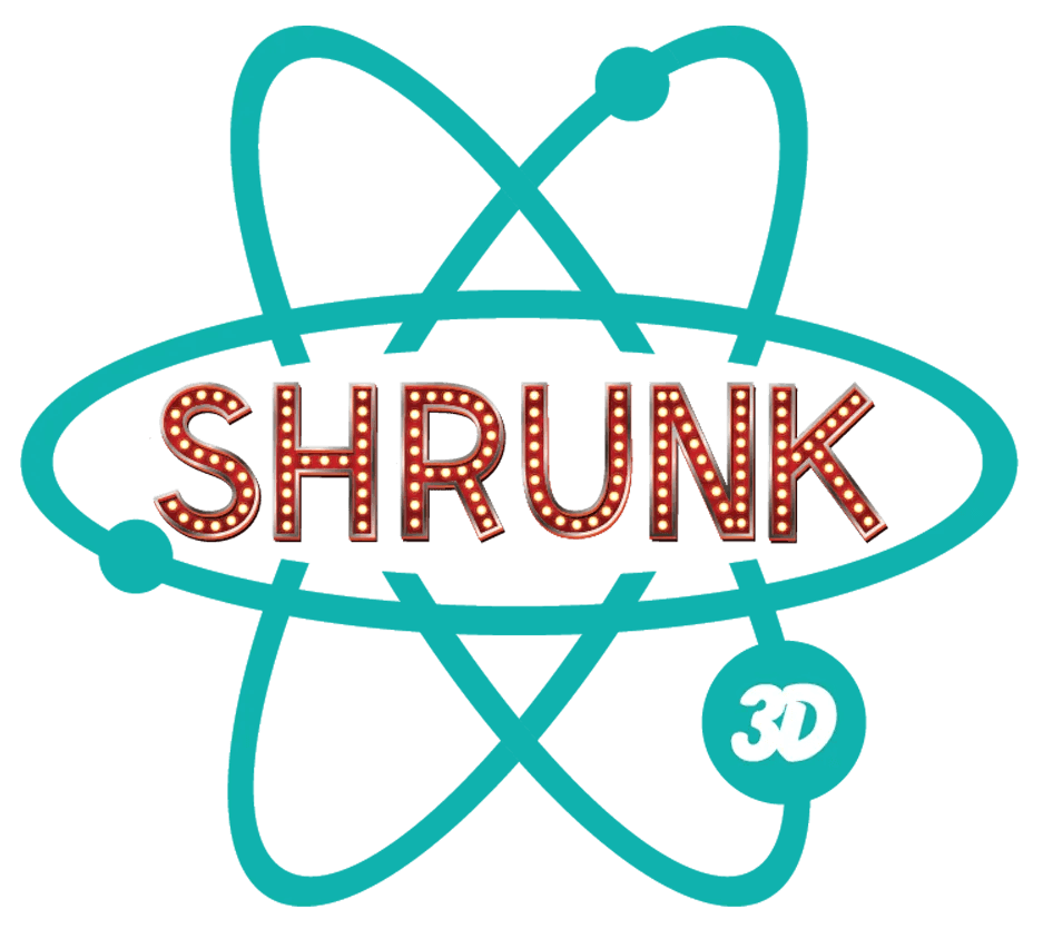 Shrunk 3D logo