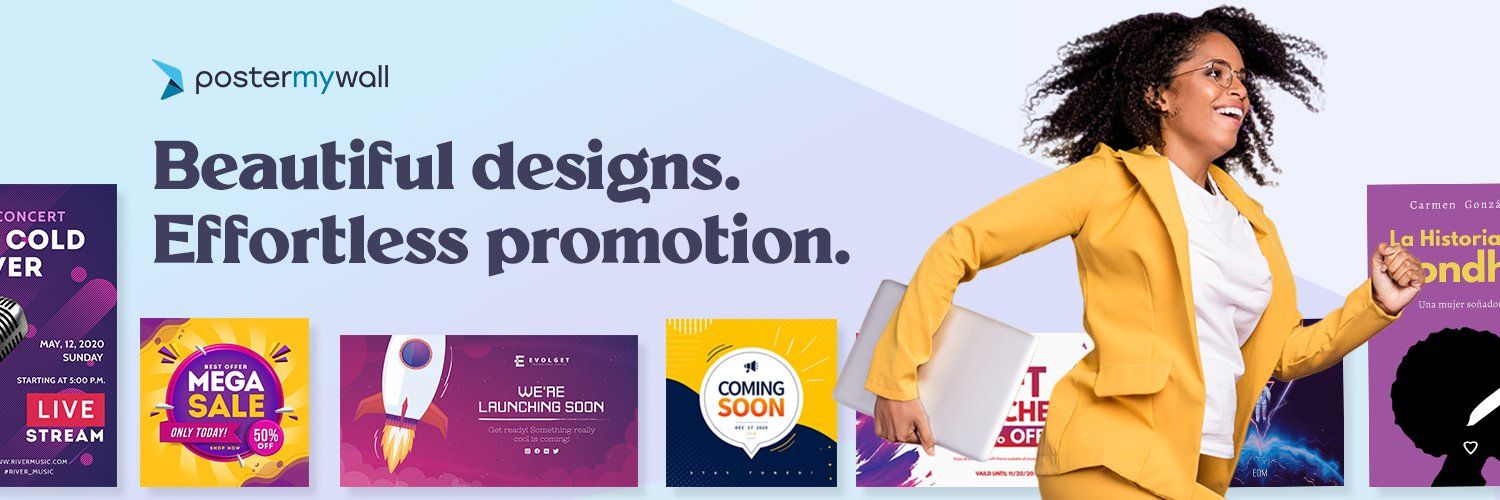 PosterMyWall banner